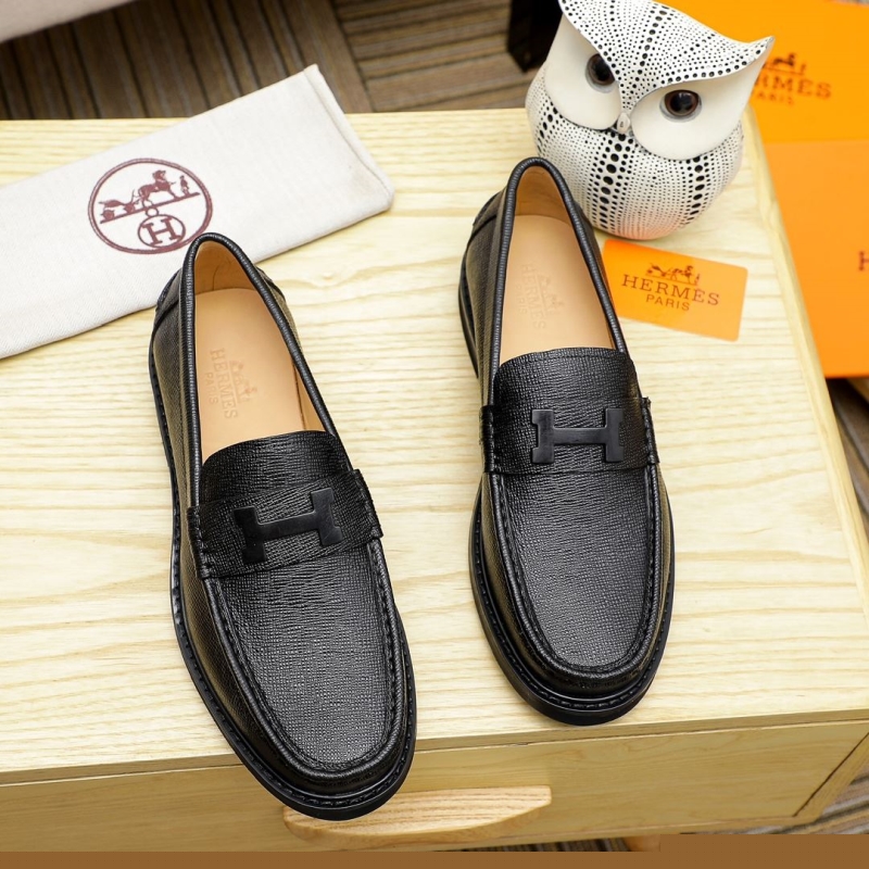 H**mes leather shoes